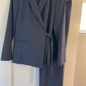 Banana Republic slate blue suit